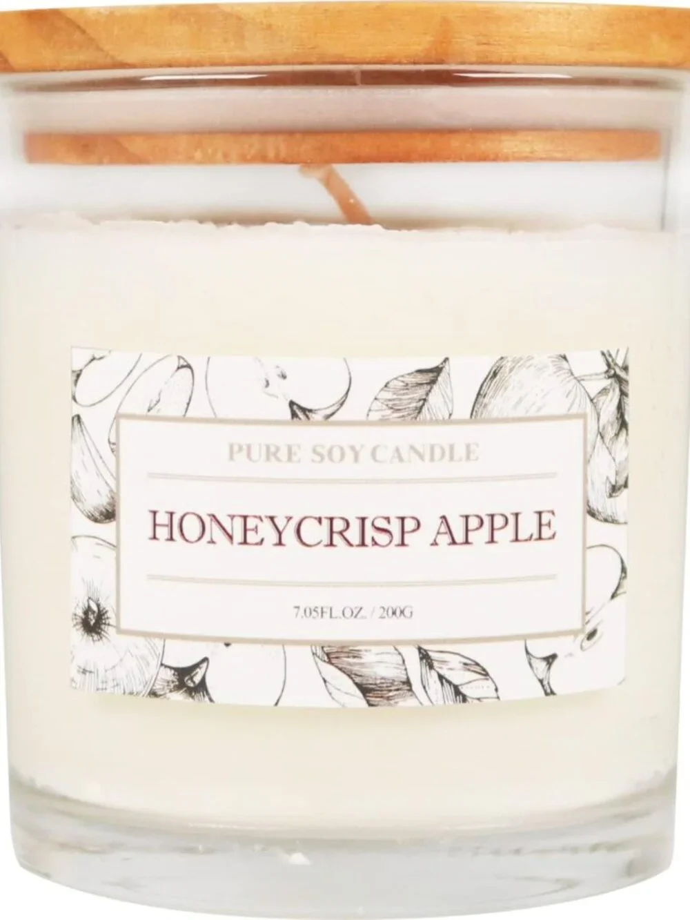 Non-Toxic Apple Scented Candles | Long Lasting Fruity Aroma | Clean Burning